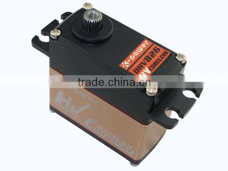 K-power 25KG High Torque Titanium Gear Aluminum Case Coreless Servo DHV826