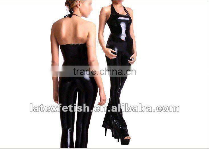 100% handmade natural latex catsuit/zentai catsuit for women