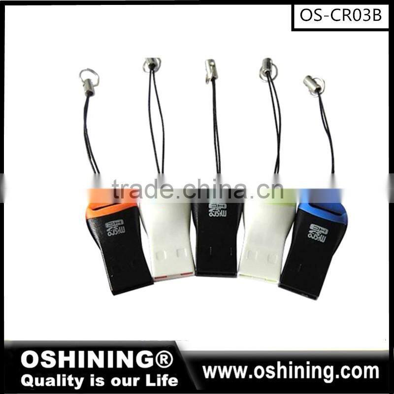 2016 best selling mini smart card reader-writer with keyring (OS-CR27)