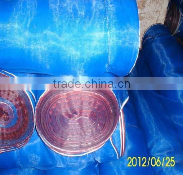 Thailand hot selling HDPE blue woven nylon net(best price with high quality,short delivery time and good aftersale service)