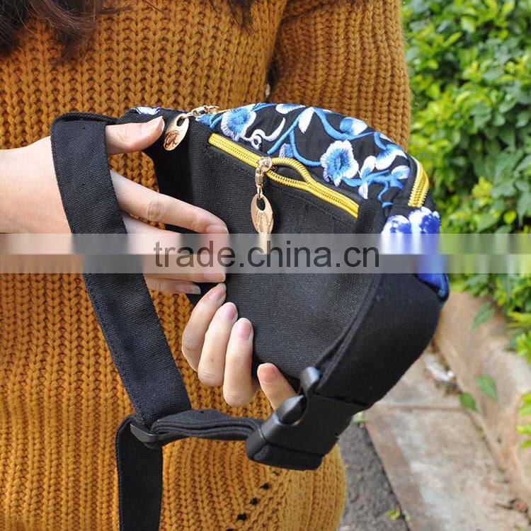 China manufacory hot sale, fashion waist bags cheap women pocket bag shoulder bag