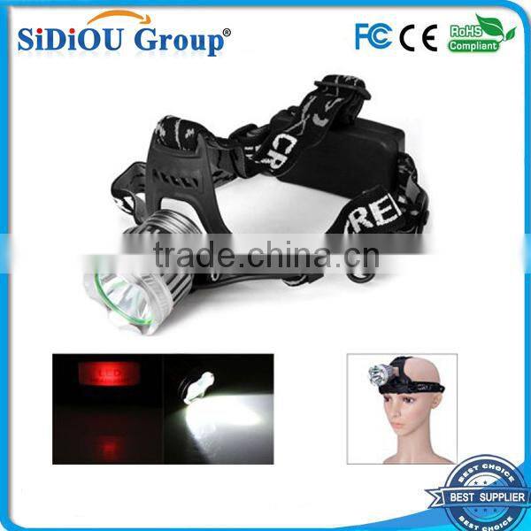 1800 lumens led headlamp rechargeable mining headlamp