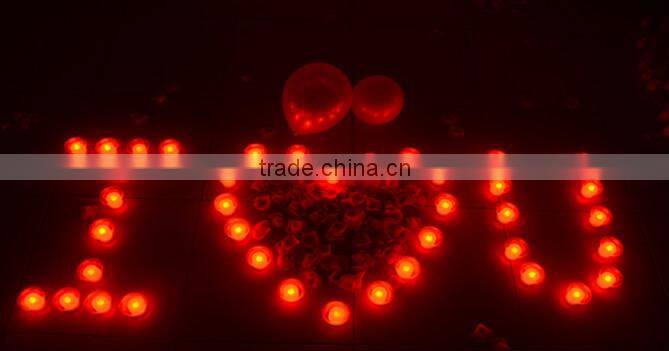 1 LED Plastic led light table decoration holiday electric candle light led light candle