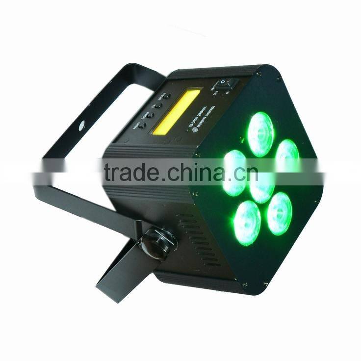 6*15W battery led lights