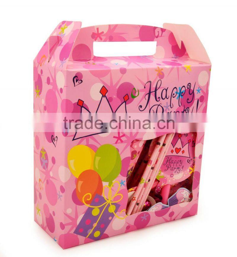 Six-piece Kids birthday party decorations-girls birthday party-theme party decorations