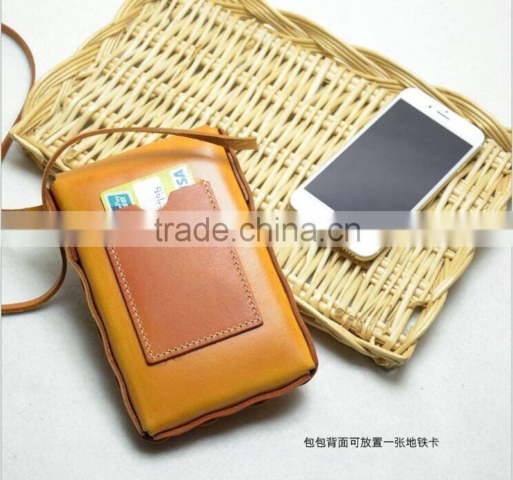 2016 Alibaba Good quality genuine leather phone case