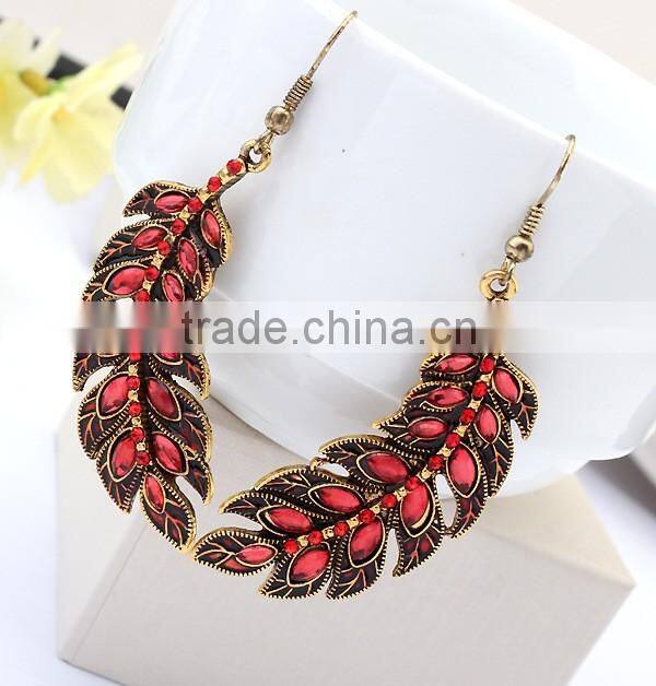 Vintage leaf earring best selling products earrings women