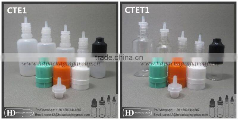 E Juice Dropper Bottle Pen Shape Long Drip Bottle 50ml With Child Proof Dripper Unicorn LDPE Eliquid Bottles