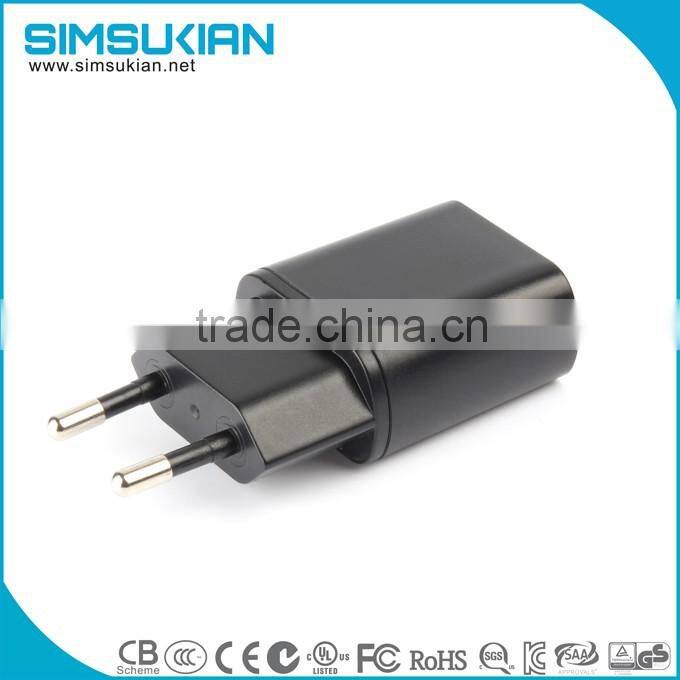 ROHS CE GS KC listed 5v 6v 9v 12v usb power adapter