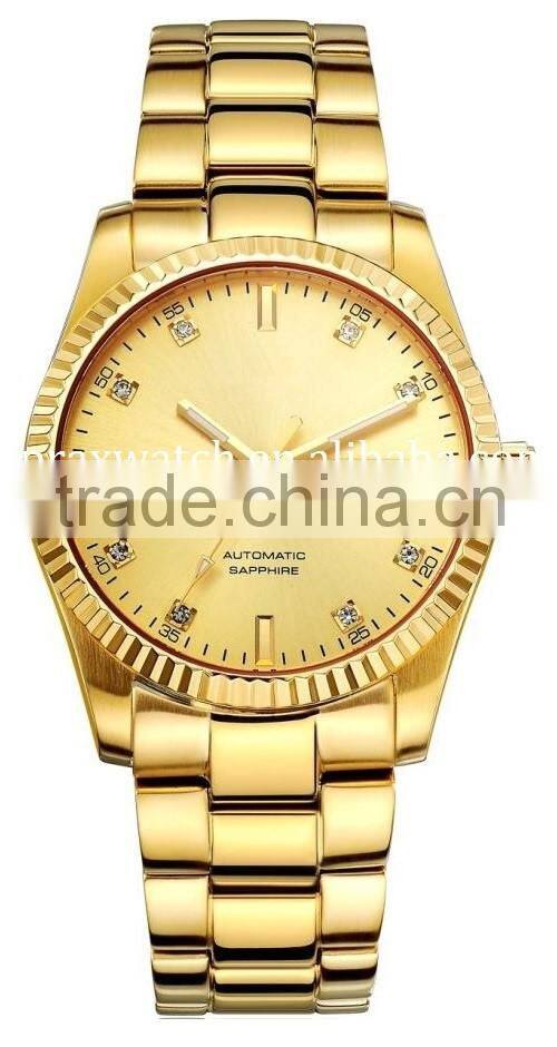luxury watch ladies automatic quartz watch japan movt stainless steel case back water proof watch