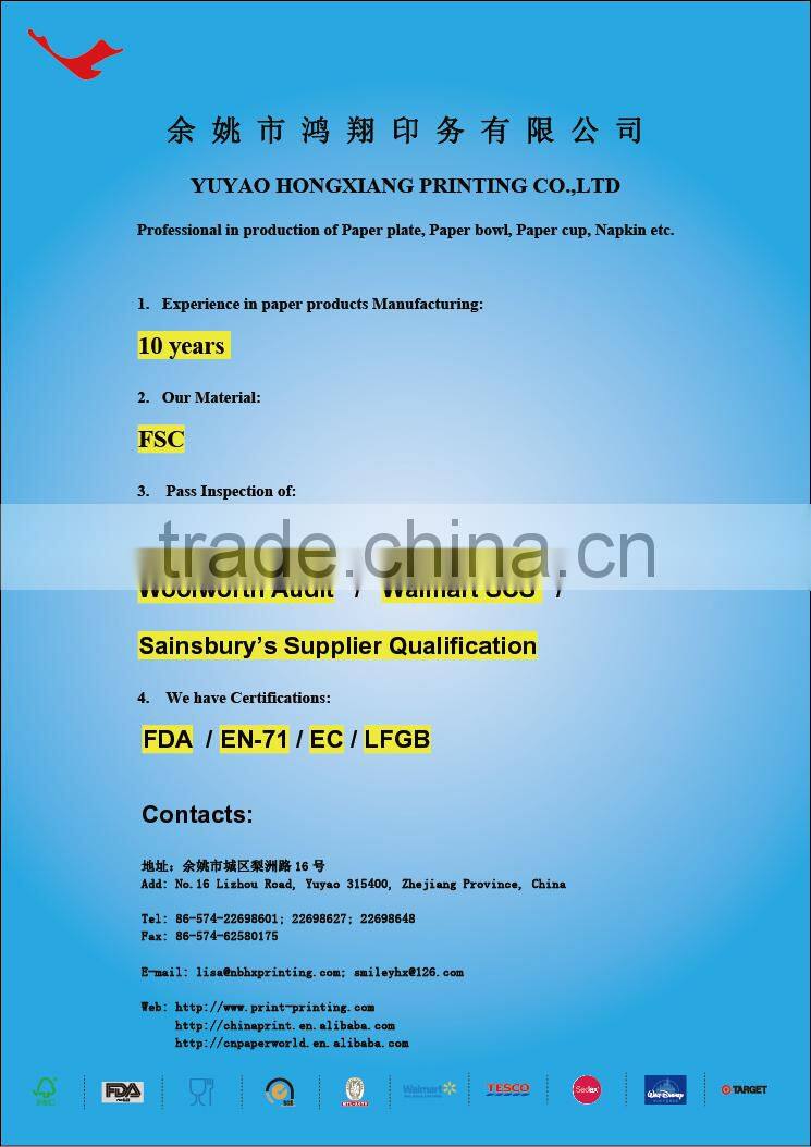 40*40cm,1/4 folded printed tissue paper napkin towel for Brithday Day Party