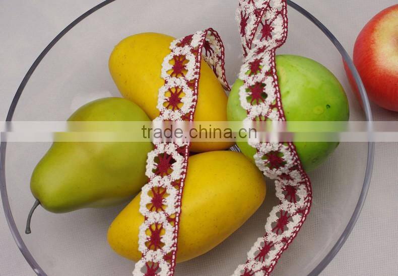 2016 african guipure Cotton ribbon trims crochet accessories lace c300102