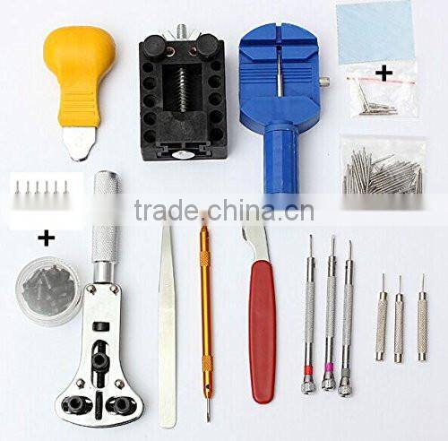 Watch Back Case Holder Opener Pin Link Remover Spring Bar Repair Tool Kit