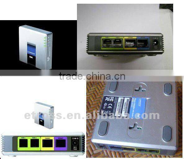 Unlocked VoIP Adapter Linksys SPA2102. Internet Phone Adapter with Two Phone Ports