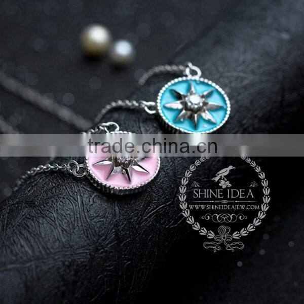 925 sterling silver glue sea star necklace fashion women necklace jewelry supplies 6360480