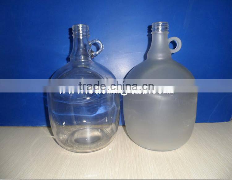 Personalized logo 64oz 1.9L amber beer growlers