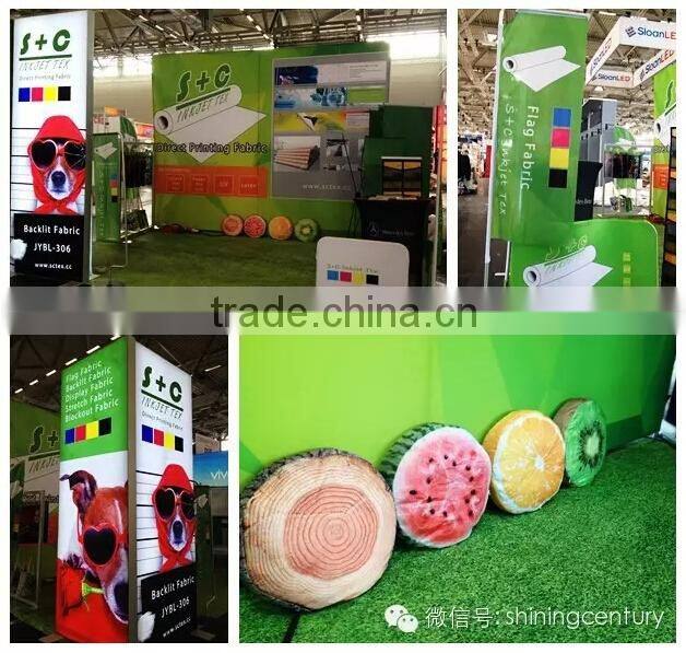 woven polyester direct printing blackout curtain fabric