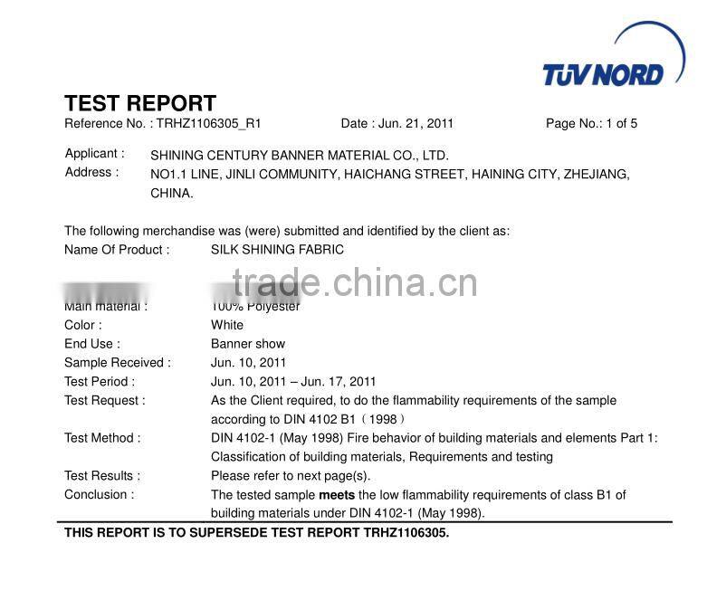 Tension display stretch fabric for exhibition frame systems