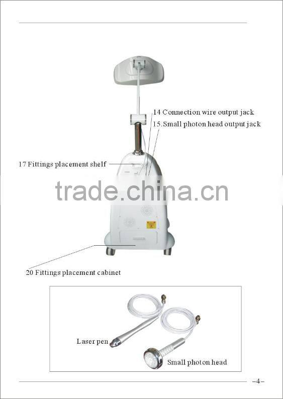 AYJ-M13 led red light skin rejuvenation/ led lamp facial therapy/led red light beauty lamp