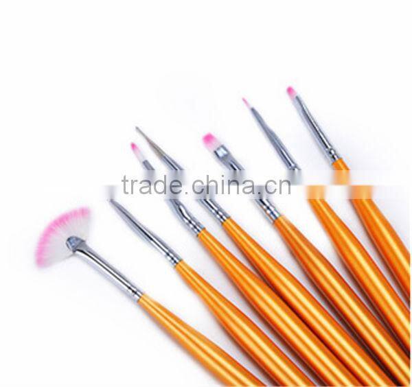 3pcs Red fashion makeup Nail art brush