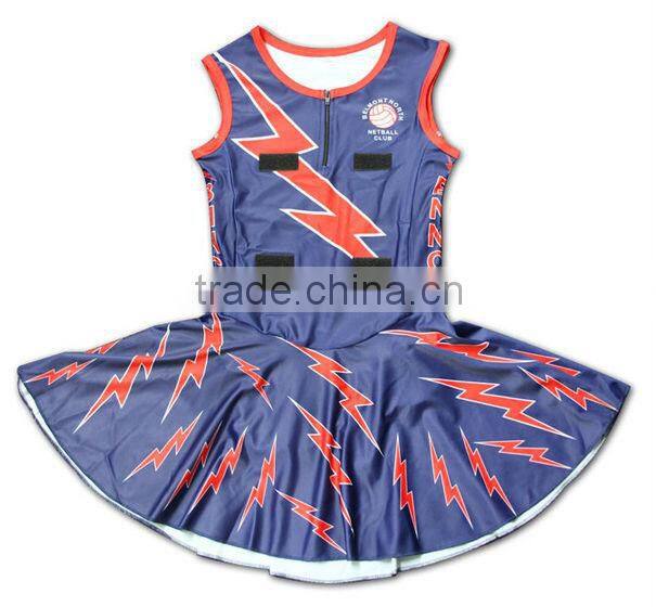 custom netball dresses