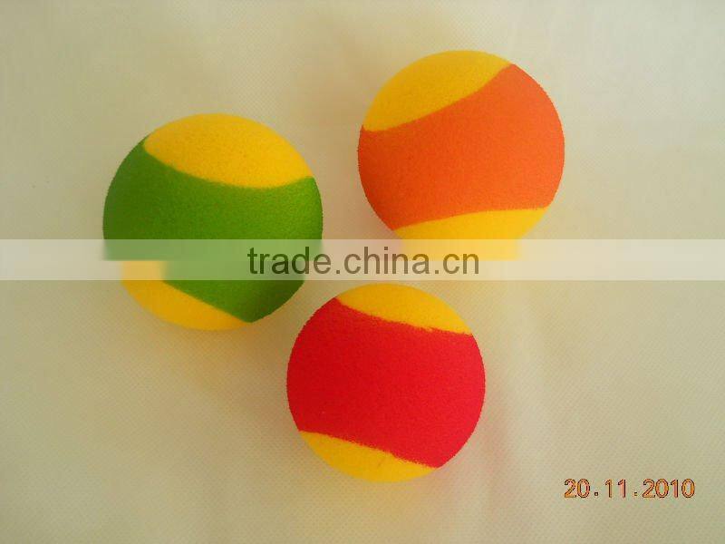Tennis training foam ball