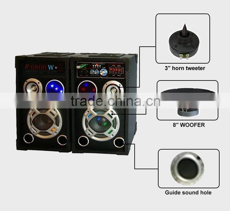 Good Quality Digital Audio Dj Sound Lighted Speaker System For Party