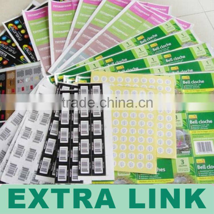 Colorful Paper Label Sticker Printing/Clear Pvc Sticker/Promotion Sticker Printed With Custom Logo
