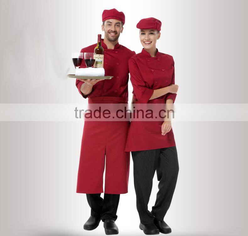 restaurant uniform apron for waiters and waitress