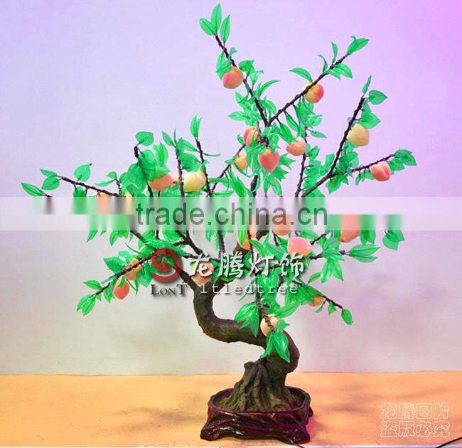 Led bonsai fruit peach tree