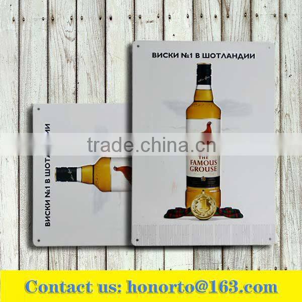 decor wall retro tin sign