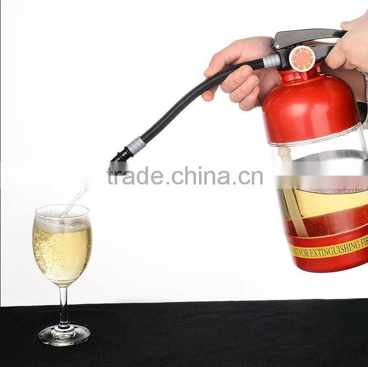 1L Fire Extinguisher Drink Beer Wine Dispenser Pourer Water Beverage Cocktail Pouring Machine