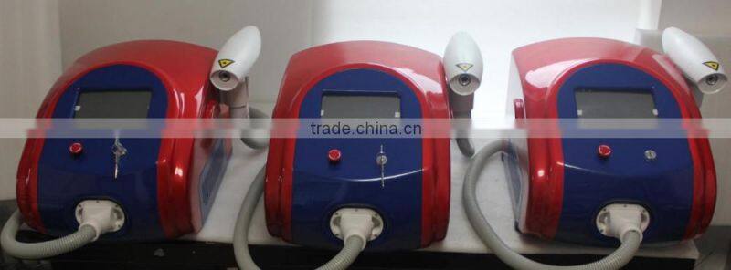 2016 hot sale 1064 nm / 532nm q switch nd yag laser tattoo removal system with CE approval machine