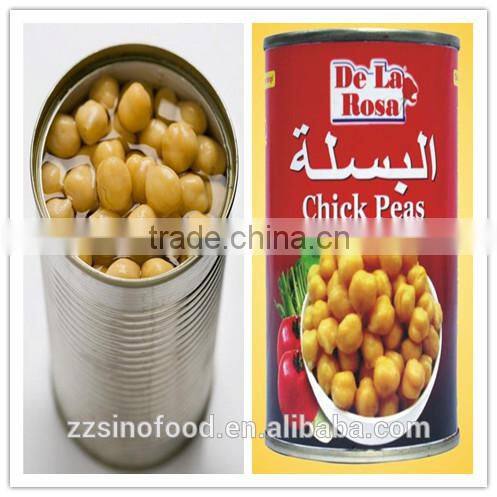 Canned Vegetable Canned Chick Peas in Brine
