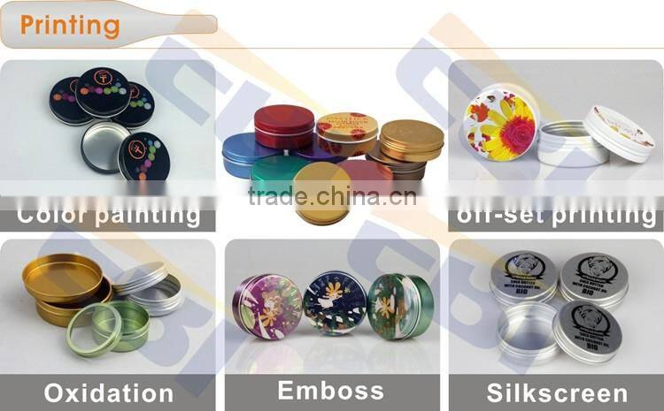 cosmetic packaging cream aluminum jar