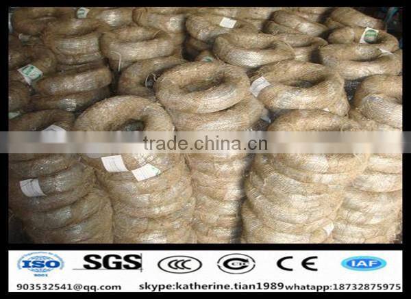 low price electro BWG22 galvanized iron wire binding wire
