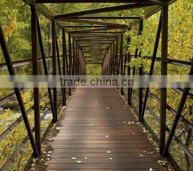 Carbonizied Strand Woven Bamboo Outdoor Flooring Factory