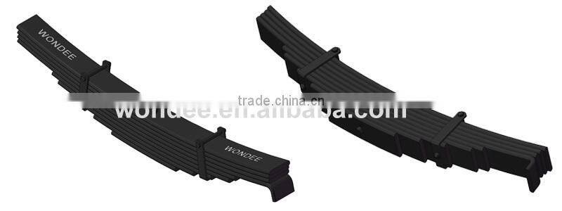 Asia Market Conventional Trailer Fuwa Type Leaf Spring