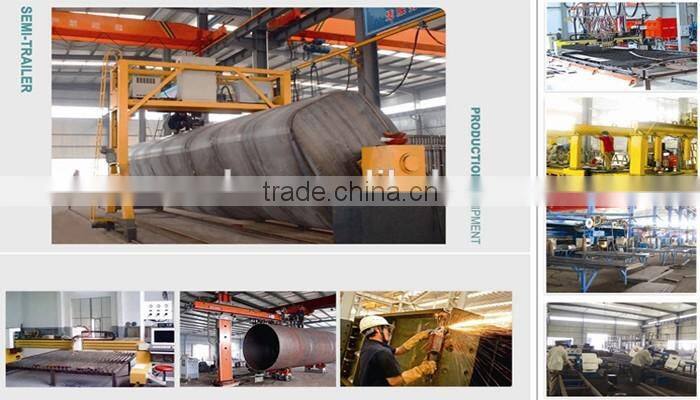 Container 2 Axle Flatbed Trailer of Trailer Truck