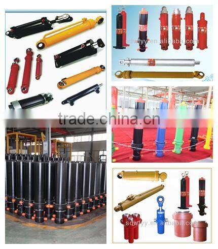 Quality assured piston type double acting telescopic hydraulic cylinder for garbage compactor