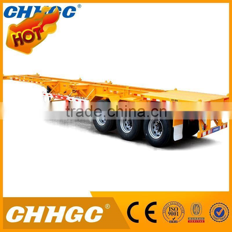 Manufacturer supply tractor lowbed semi trailer made in China