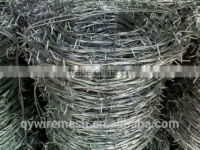 china.cn China Reliable Supplier Hot Dipped Galvanized Barbed Wire (In Stock )/PVC Coated Barbed Wire