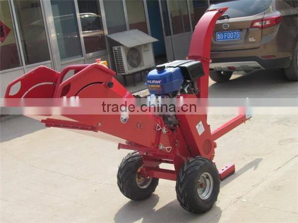 Alibaba wholesale wood chipper 15hp with diesel or gasoline engine