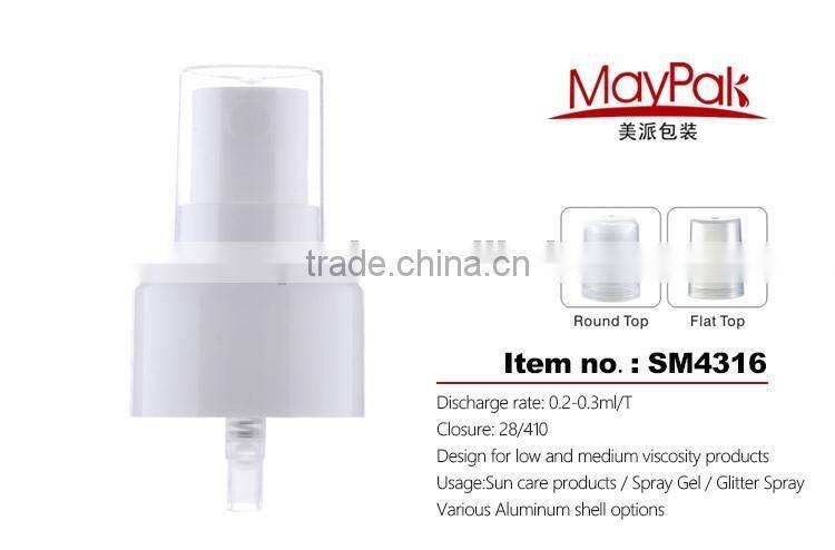 Top quality plastic 28/410 fine mist atomizer pump