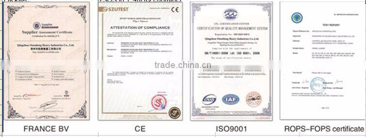 good factory backhoe telescopic loaders/wheel loader with back spoon