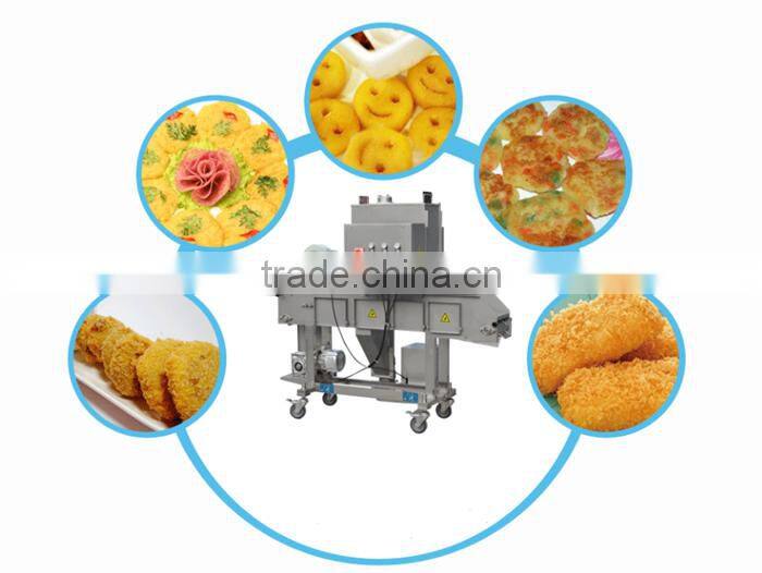 burger restaurant equipment hamburger battering machine hamburger breading machine hamburger patty process line