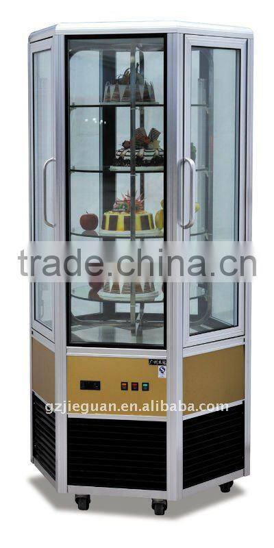 High Quality Vertical 4 Sides Cake Display Refrigerator CP-400