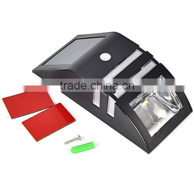 14500 Liuthium battery wall-mounted solar sensor light