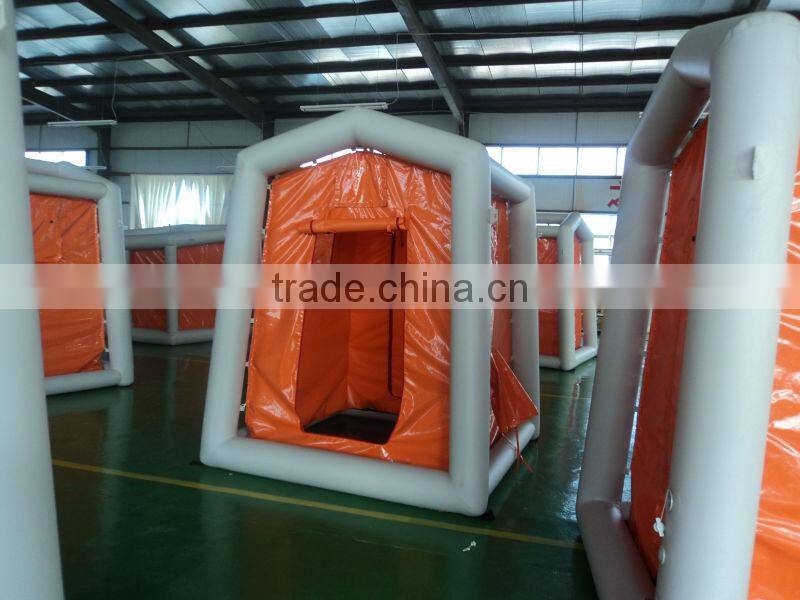 2015 hot Korea pvc CE decontamination inflatable tent for sale