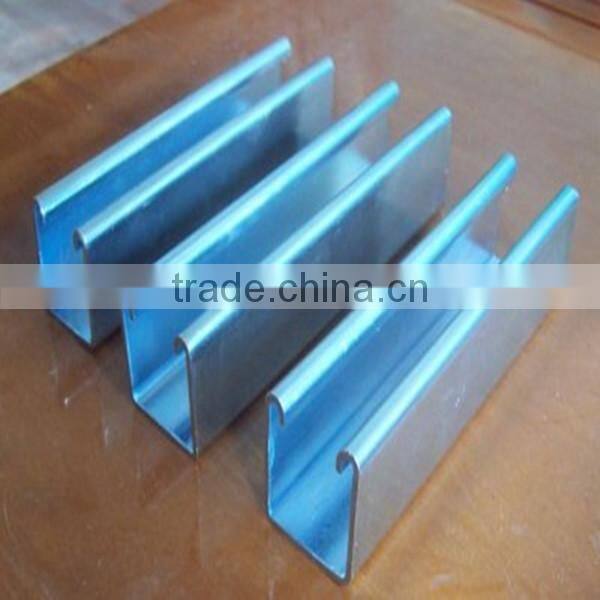 C profile, hot dipped galvanized steel c channel